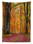 Shady Deciduous Trees Design Printed Tablecloth Home Decor