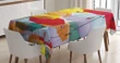 Hanged Vivid Umbrellas Design Printed Tablecloth Home Decor