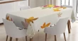 Maple Leaves Pastel Art Design Printed Tablecloth Home Decor