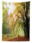 Autumn Forest Peace View Design Printed Tablecloth Home Decor