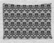 Vintage Lace Wide Black And White Pattern Printed Wall Tapestry