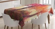 Flowers In Park Fall Design Printed Tablecloth Home Decor