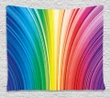 Psychedelic Stripes Design Printed Wall Tapestry Home Decor