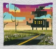 Futuristic Paint Design Printed Wall Tapestry Home Decor