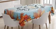 Eat Drink Be Thankful Design Printed Tablecloth Home Decor