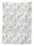Dotted Spring Backdrop Design Printed Tablecloth Home Decor