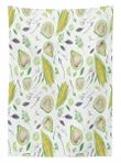 Fresh Salad Ingredients Printed Tablecloth Home Decor