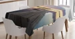 Rustic Pier Sunset Lake Design Printed Tablecloth Home Decor