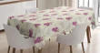 Vintage Wild Floral Petals Design Printed Tablecloth Home Decor