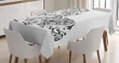 Safari Animal Sitting Printed Tablecloth Home Decor