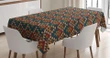 Warm Color Aztec Art Design Printed Tablecloth Home Decor