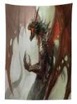 Creature Dragon In The Battle Design Printed Tablecloth Home Decor