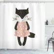 House Pet In Dress Cute Pattern Printed Shower Curtain Home Decor