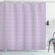 Scroll Style Curly Leaves Pattern Printed Shower Curtain Home Decor