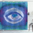 Mystical Sign Mandala Eye Pattern Printed Shower Curtain Home Decor