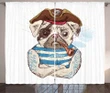 Pirate Dog Conqueror Of Sea Window Curtain Door Curtain Home Decor