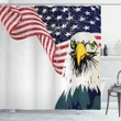 4th Of July Country American Pattern Printed Shower Curtain Home Decor