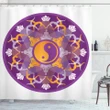 Yin Yang Mandala Art Shapes Pattern Printed Shower Curtain Home Decor