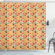 Colorful Paw Print Colorful Pattern Printed Shower Curtain Home Decor