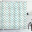 Tropical Island Palm Leaves Little Pattern Printed Shower Curtain Home Decor