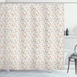 Direction Pointers Folk Art Little Pattern Printed Shower Curtain Home Decor