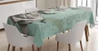 Grunge Vintage 3d Printed Tablecloth Home Decoration