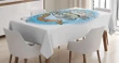 Cancer Sign Tattoo Style 3d Printed Tablecloth Home Decoration