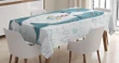 Animal Couple In Love 3d Printed Tablecloth Home Decoration