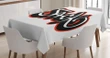 Graffiti Font Male Name 3d Printed Tablecloth Home Decoration