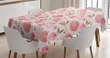 Vintage Tea Cups Roses 3d Printed Tablecloth Home Decoration