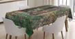 House Forest Wall 3d Printed Tablecloth Home Decoration