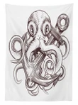 Octopus Tattoo Design 3d Printed Tablecloth Home Decoration