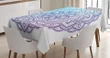Gradient Floral 3d Printed Tablecloth Home Decoration