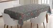 Noel Themed Cartoon 3d Printed Tablecloth Home Decoration