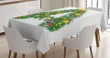 Winter Festivity Font 3d Printed Tablecloth Home Decoration