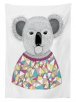 Hipster Animal Shirt 3d Printed Tablecloth Home Decoration