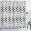 Flying Swallows Stars Shower Curtain Shower Curtain