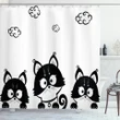 3 Kittens Shower Curtain Shower Curtain