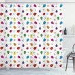Dot Insects Illustration Shower Curtain Shower Curtain