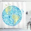 Planet Ecology Theme Shower Curtain Shower Curtain