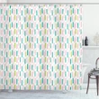 Scratchy Rough Strokes Shower Curtain Shower Curtain