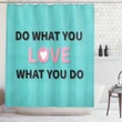 Starburst Lines With Phrase Shower Curtain Shower Curtain