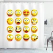 Smiley Faces Composition Shower Curtain Shower Curtain