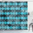 Contemporary Art Dots Shower Curtain Shower Curtain
