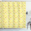 Pineapple Banana Tropical Shower Curtain Shower Curtain