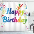 Birthday Message Shower Curtain Shower Curtain