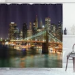 Nighttime Picturesque Shower Curtain Shower Curtain