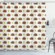 Porcupine Apples Trees Shower Curtain Shower Curtain