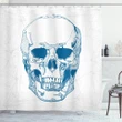 Skull Science Elements Shower Curtain Shower Curtain