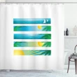 Banner Stripes Exotic Shower Curtain Shower Curtain